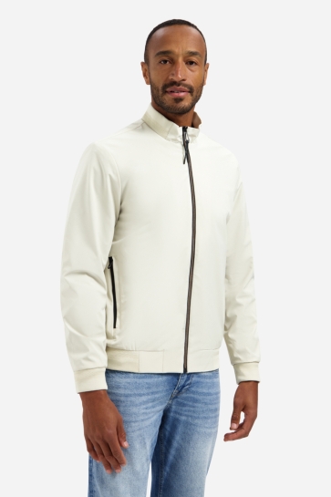 NO-EXCESS Jas ZOMERJACK MET RIBKRAAG 31630210 014 STONE