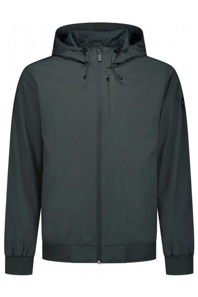 NO-EXCESS groene heren jas | Vooraanzicht