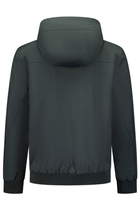 NO-EXCESS groene heren jas | Achteraanzicht