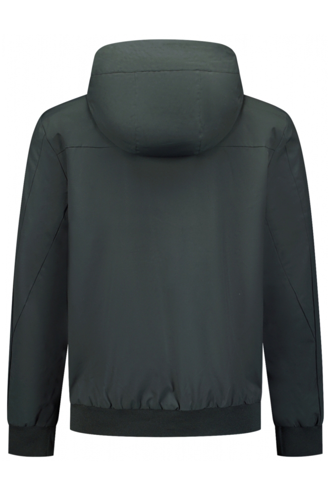 NO-EXCESS groene heren jas | Achteraanzicht