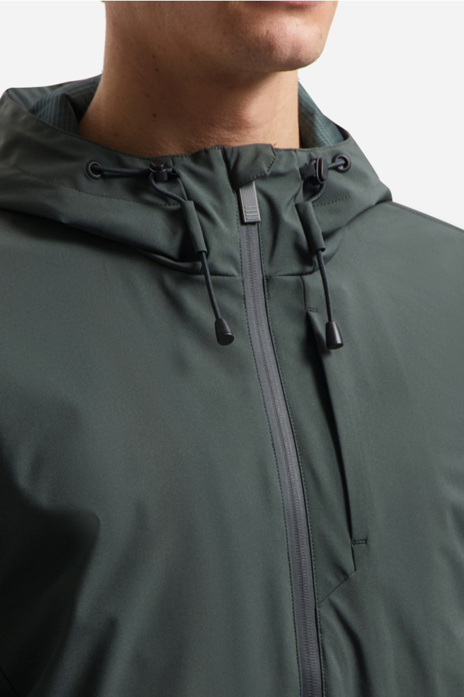 NO-EXCESS groene heren jas | Close up