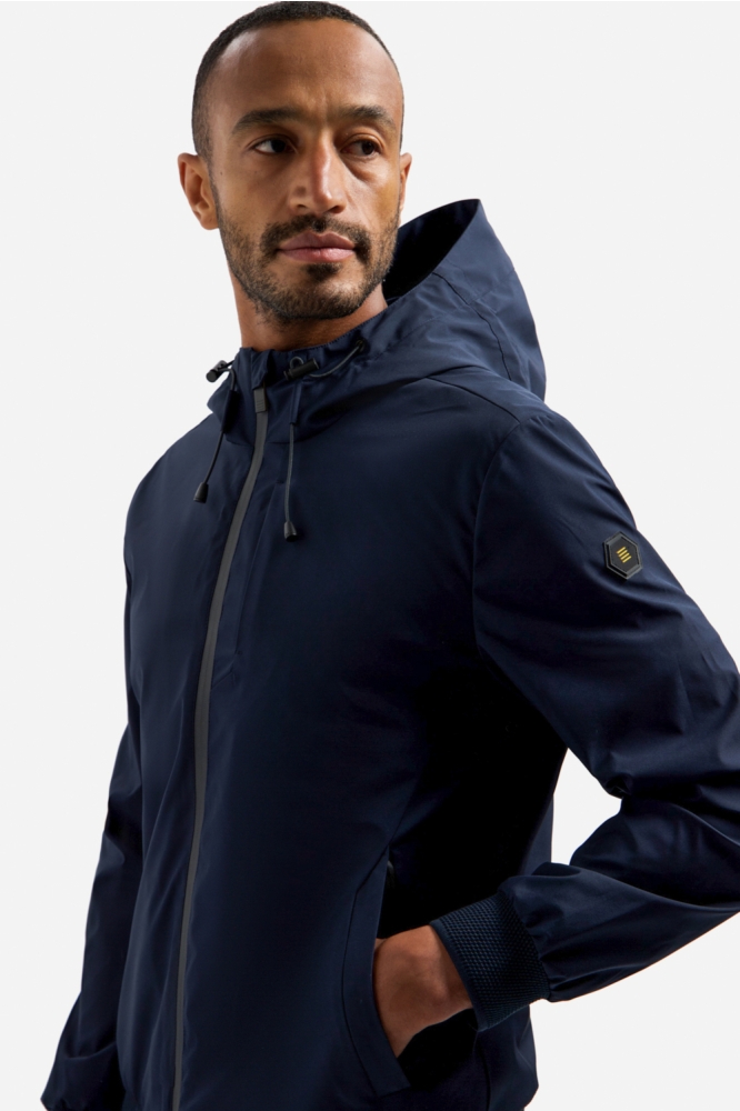 NO-EXCESS blauwe heren jas | Close up