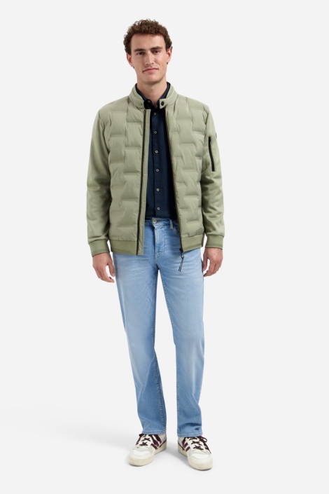 NO-EXCESS groene heren jas | Model