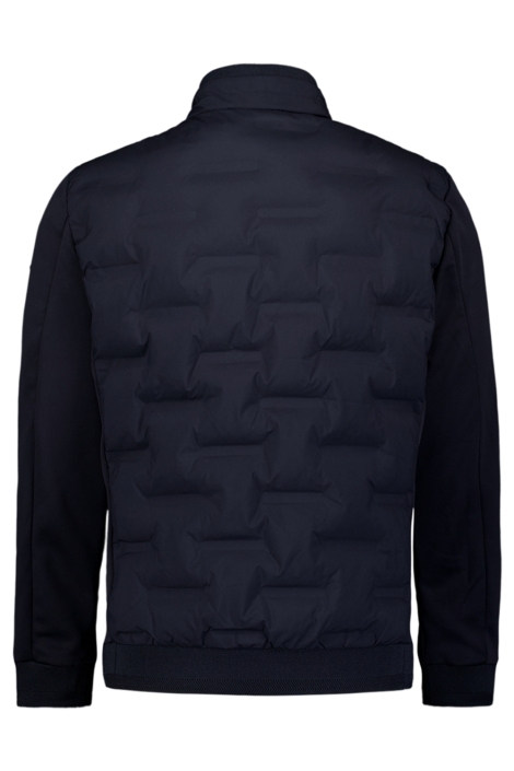 NO-EXCESS blauwe heren jas | Achteraanzicht