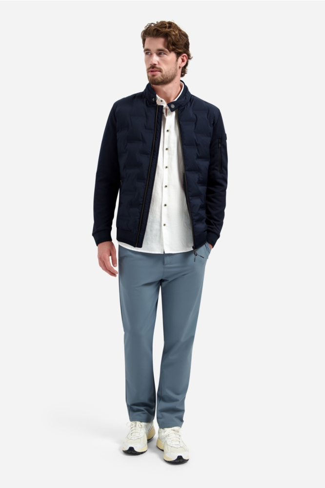 NO-EXCESS blauwe heren jas | Model