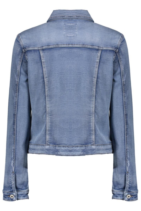 Geisha blauwe dames jas | Achteraanzicht