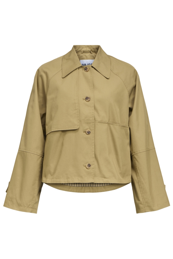 Object groene dames jas | Vooraanzicht