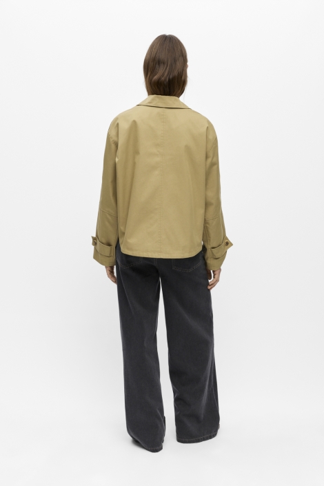 Object groene dames jas | Model