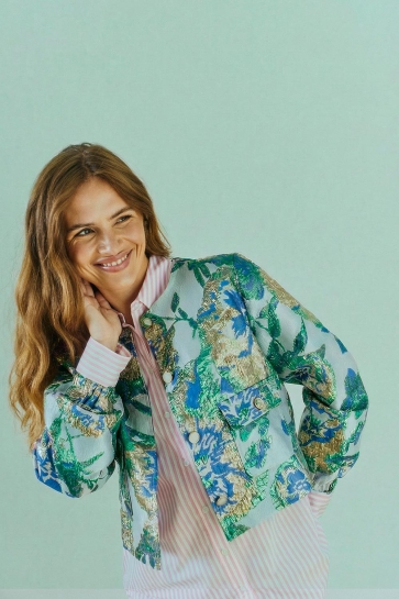 Freequent Jas FQFAY JACKET 208169 ZEN BLUE W. ULTRAMARINE