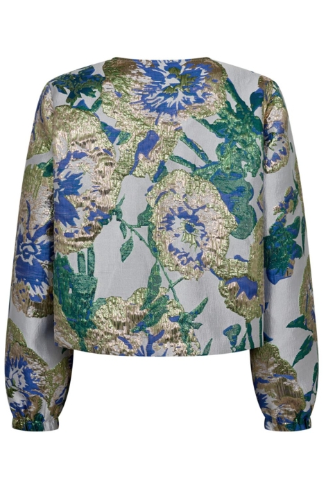 Freequent blauwe dames jas | Achteraanzicht