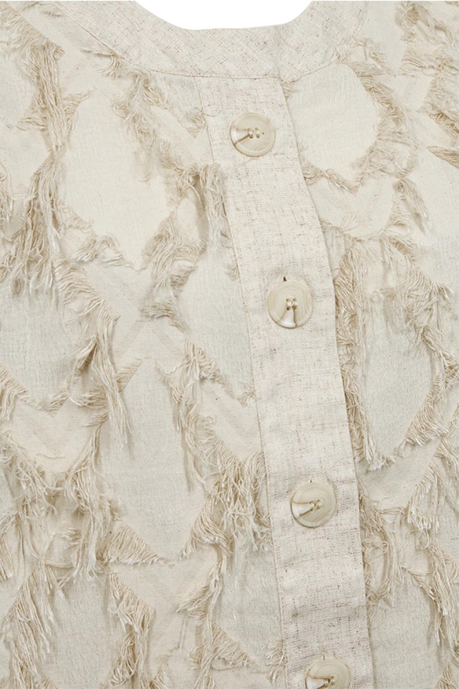 Freequent beige dames vest | Unique Selling Point