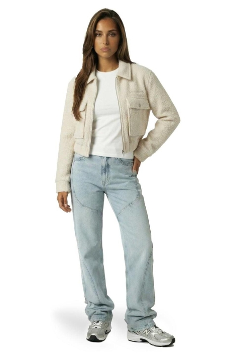 Malelions beige dames jas | Model