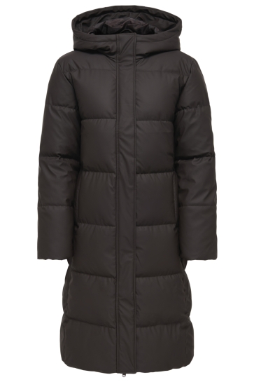 Jacqueline de Yong Jas JDYKAMMA WATER REP LONG PUFFER OTW 15367651 Chocolate Torte