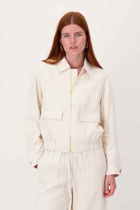 Zusss ecru dames blazer |