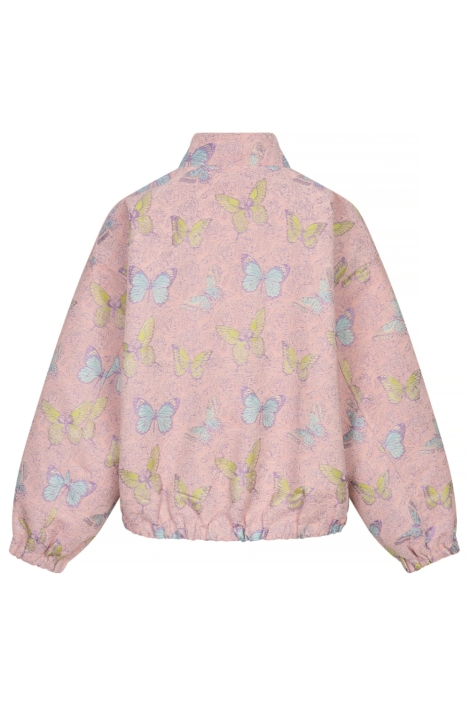 Studio Amaya roze dames jas | Achteraanzicht