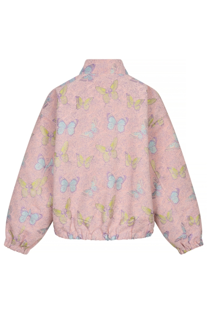 Studio Amaya roze dames jas | Achteraanzicht