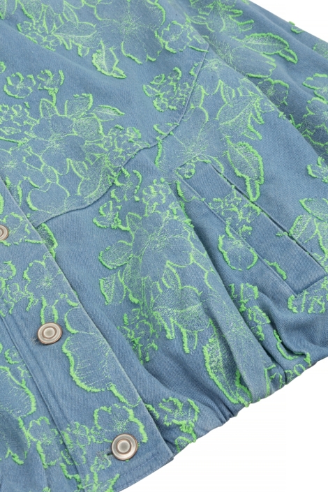 Studio Amaya groene dames jas | Kleurstaal