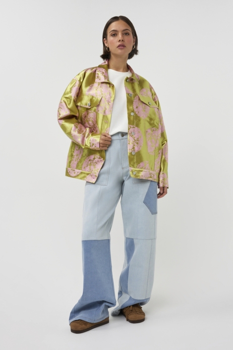 Studio Amaya roze dames blazer | Model