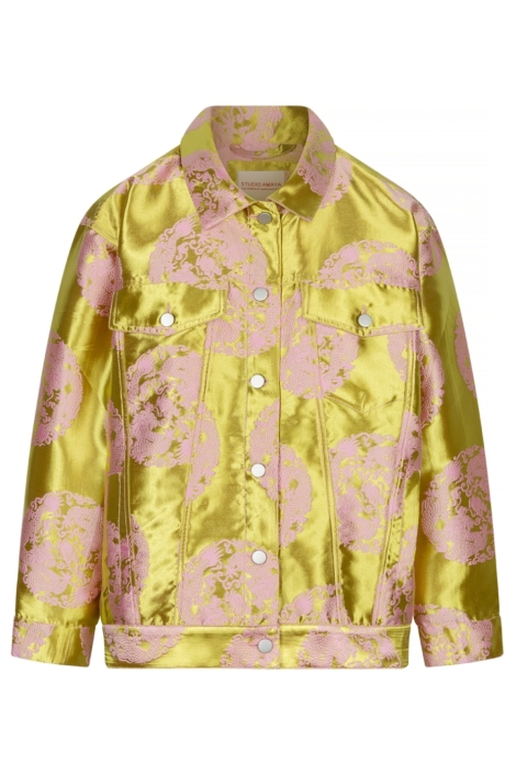 Studio Amaya roze dames blazer | Vooraanzicht