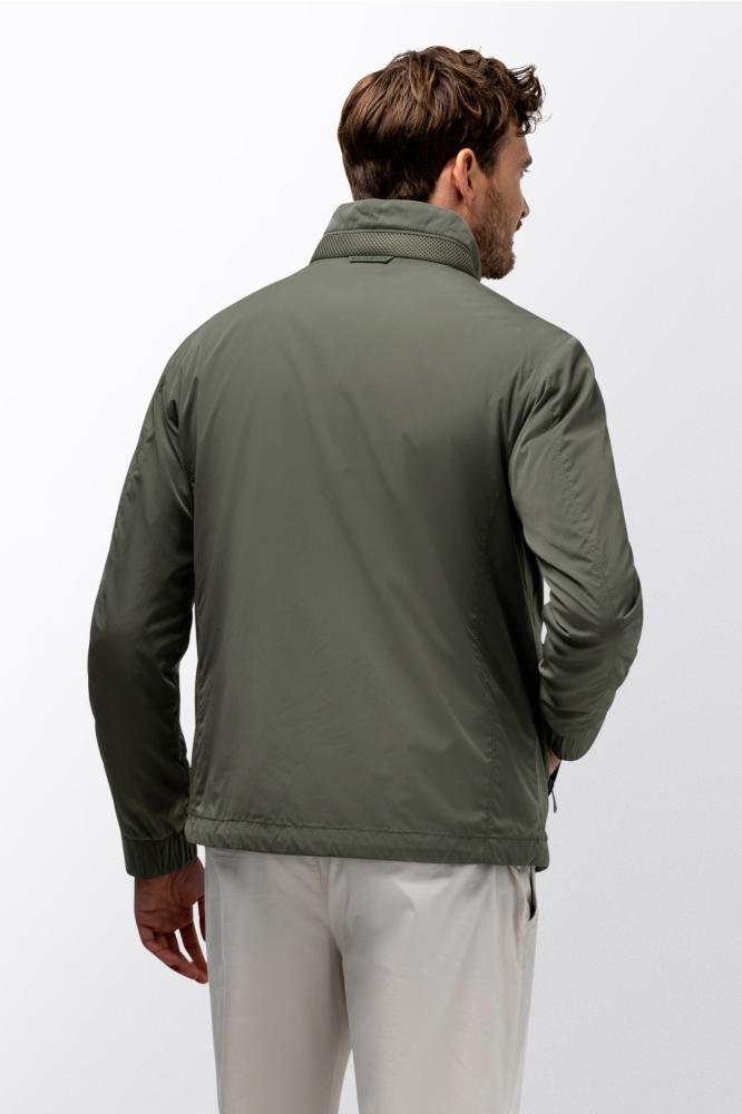 State of Art groene heren jas | Model achteraanzicht