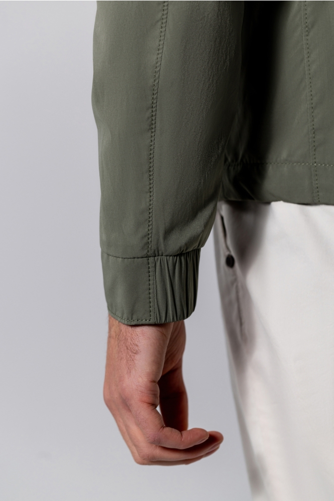 State of Art groene heren jas | Close up