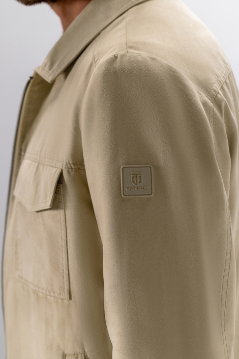 State of Art beige heren jas | Kleurstaal
