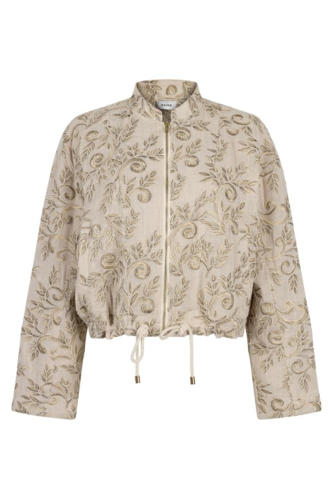 Aaiko ecru dames jas | Vooraanzicht