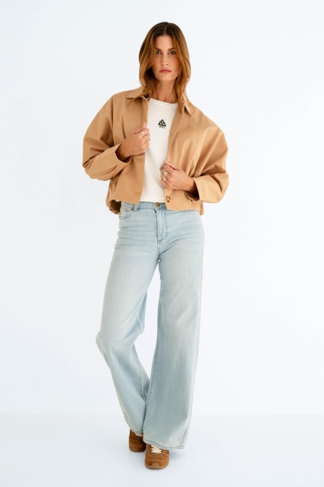 Maicazz camel dames jas | Model