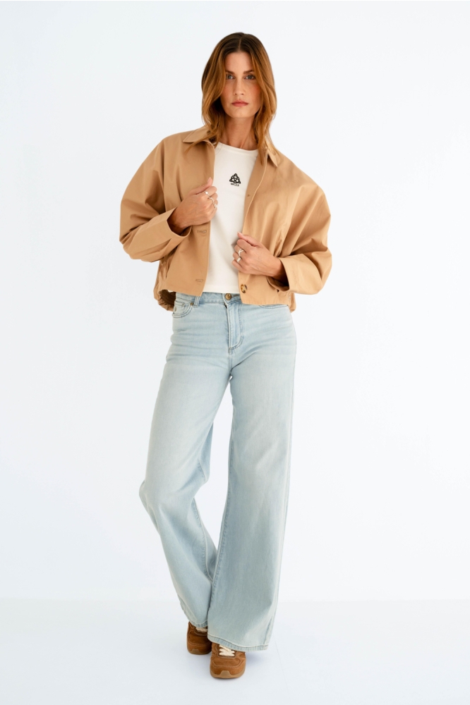 Maicazz camel dames jas | Model