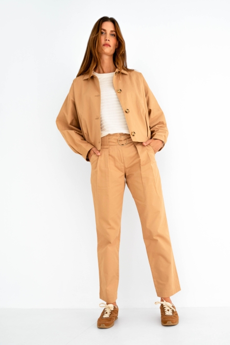 Maicazz camel dames jas | Model