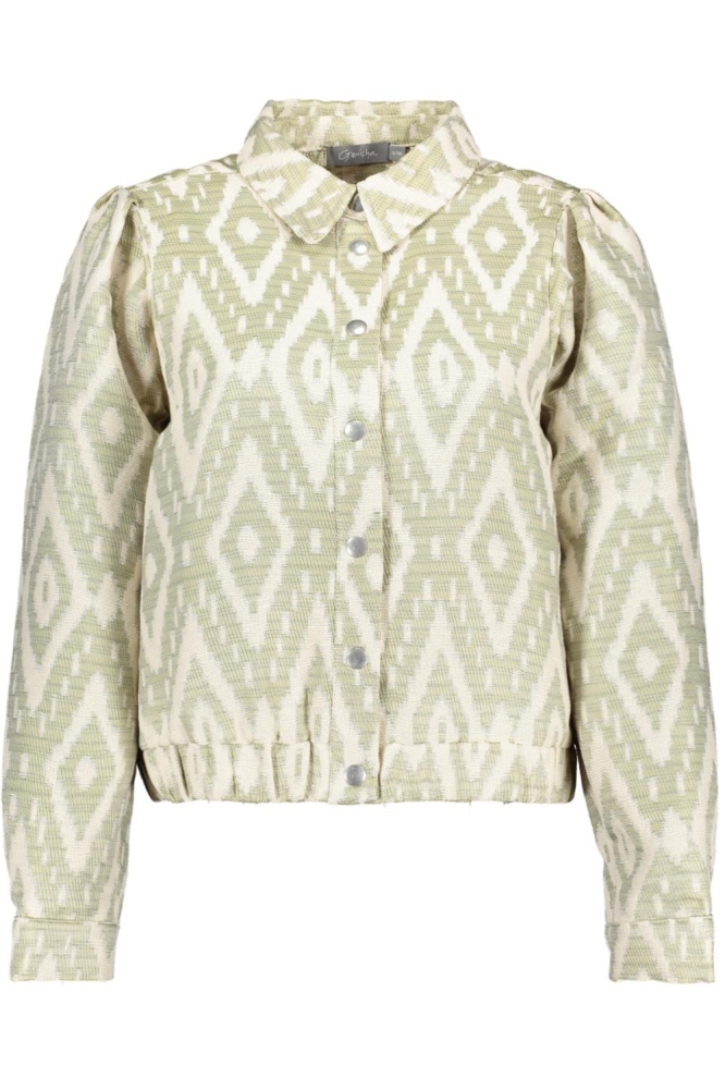 Geisha groene dames blazer | Vooraanzicht