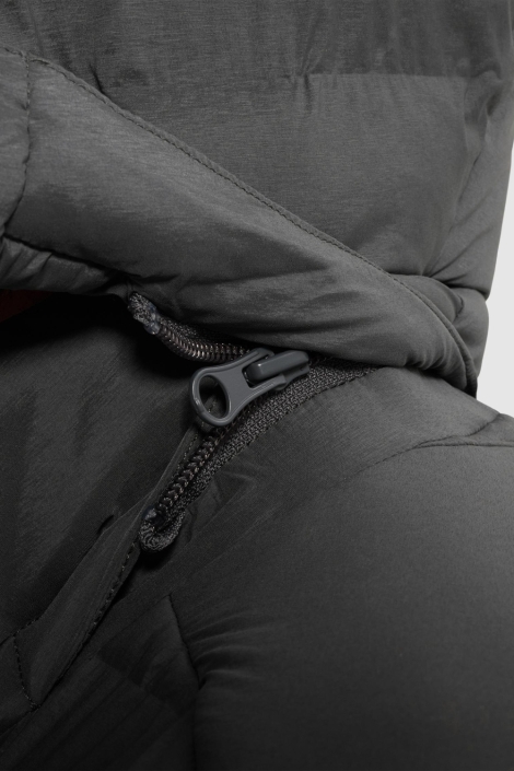 Cast Iron grijze heren jas | Close up