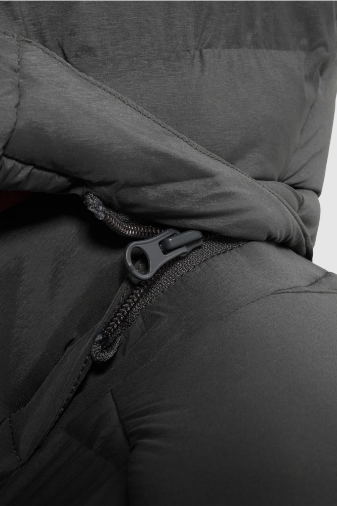Cast Iron grijze heren jas | Close up