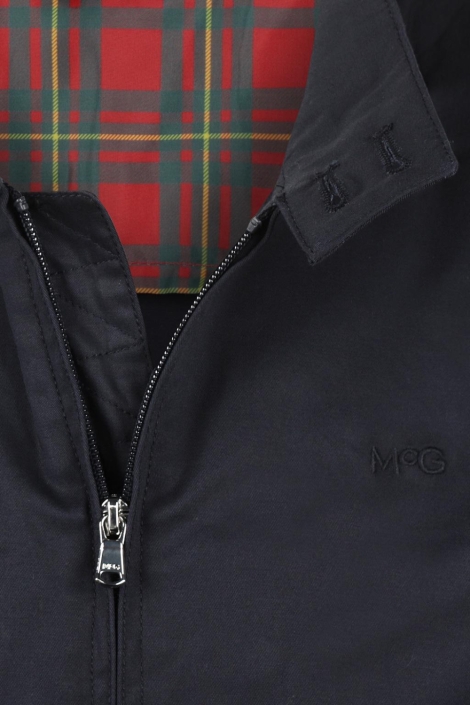 McGregor blauwe heren jas | Close up