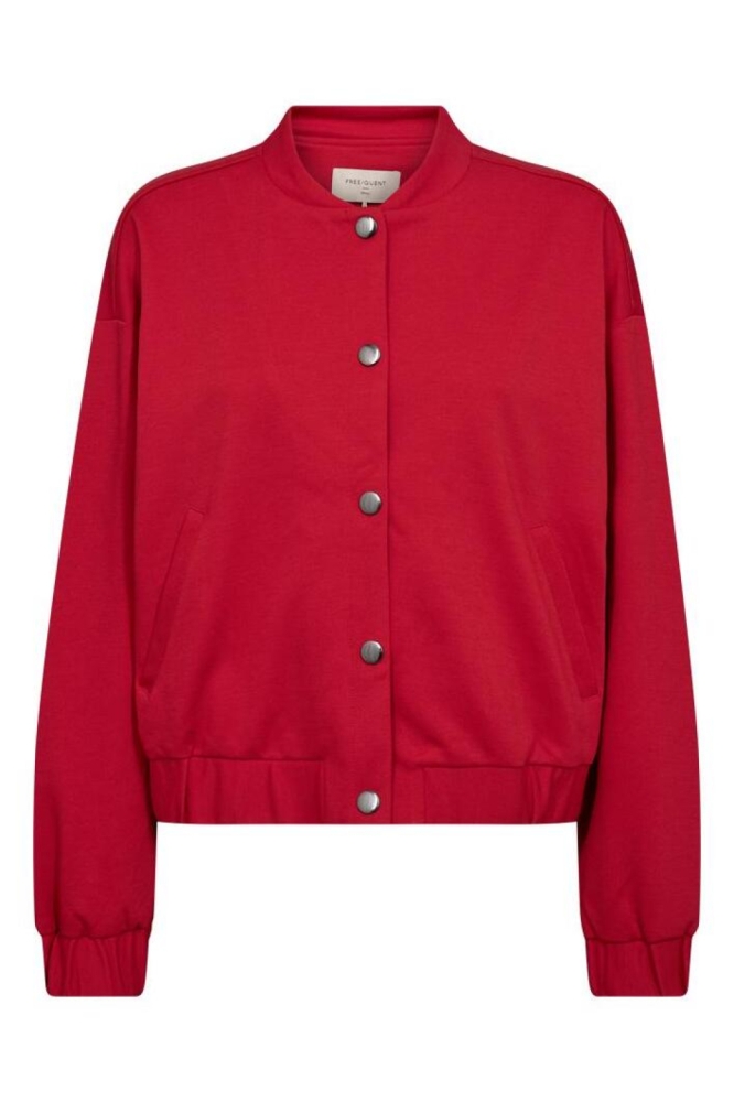 Freequent rode dames vest | Vooraanzicht