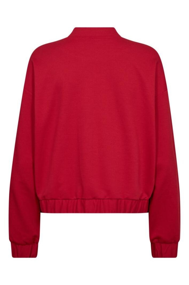 Freequent rode dames vest | Achteraanzicht