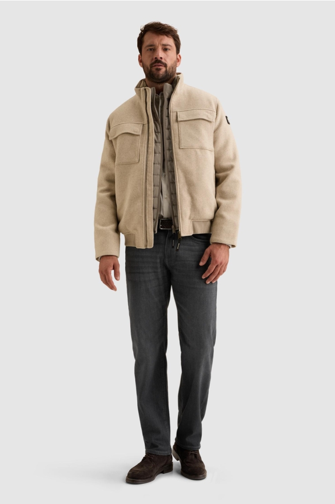 Vanguard beige heren jas | Model