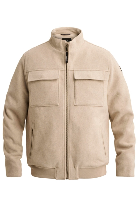 Vanguard beige heren jas | Vooraanzicht