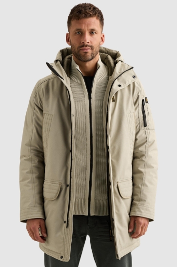 PME legend long jacket ice pilot - ribby Beige