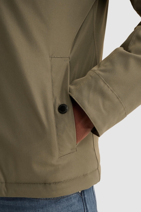 Vanguard groene heren jas | Close up