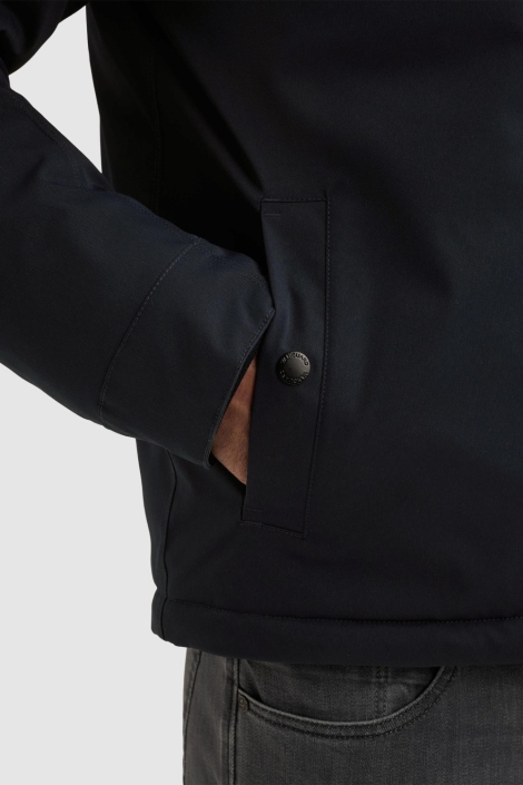 Vanguard blauwe heren jas | Close up