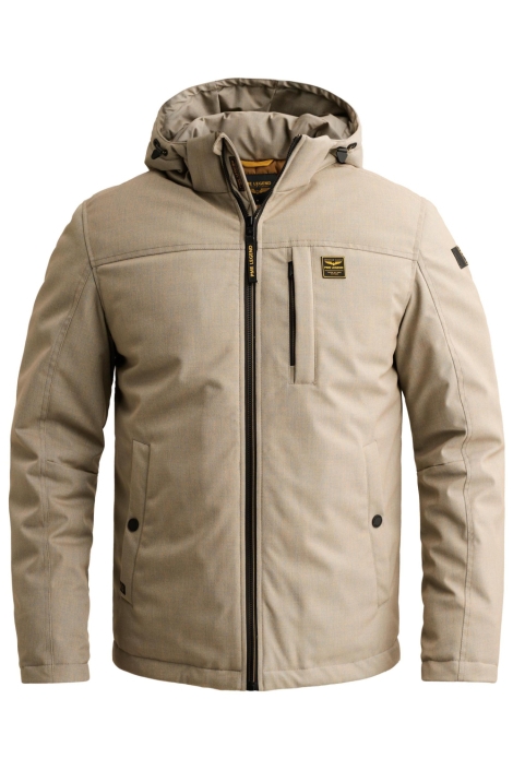 PME legend taupe heren jas | Vooraanzicht