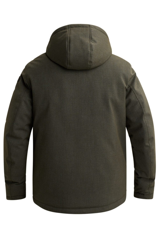 PME legend groene heren jas | Achteraanzicht