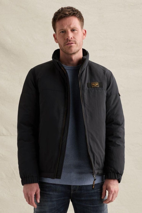 PME legend blauwe heren jas | Model vooraanzicht