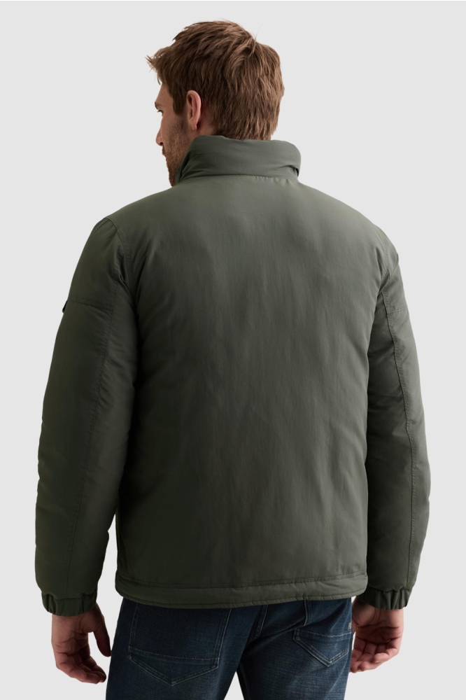 PME legend groene heren jas | Model achteraanzicht