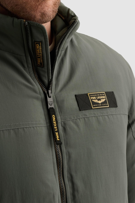 PME legend groene heren jas | Close up