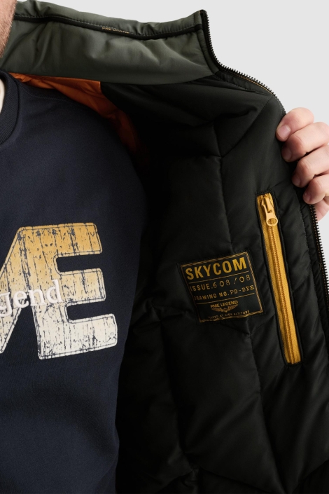 PME legend groene heren jas | Close up