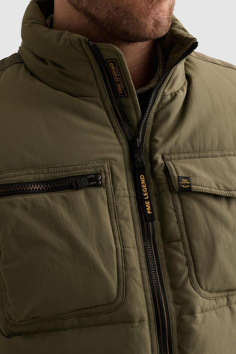 PME legend groene heren jas | Close up