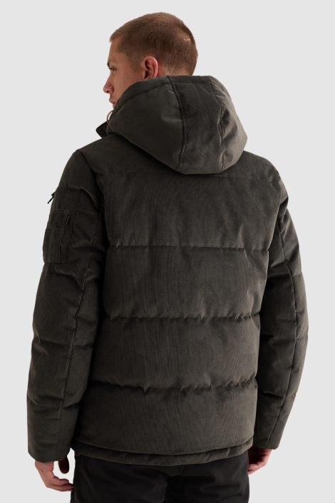 PME legend blauwe heren jas | Model achteraanzicht