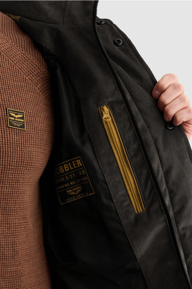 PME legend blauwe heren jas | Close up